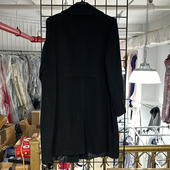 NWT,Anne Klein Single-Breasted Walker Coat,black - Picture 14 of 17
